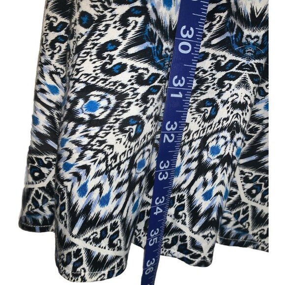 Maggy London Women’s Size 4 Sleeveless Multicolor Flare Dress Keyhole Closure - Picture 5 of 9